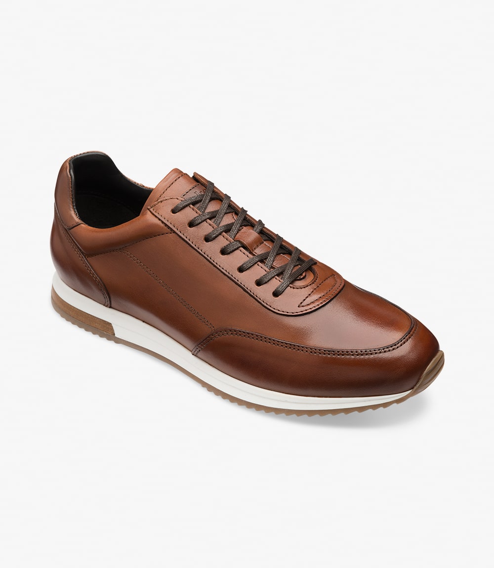 LOAKE Bannister - Leather Sneakers - Cedar