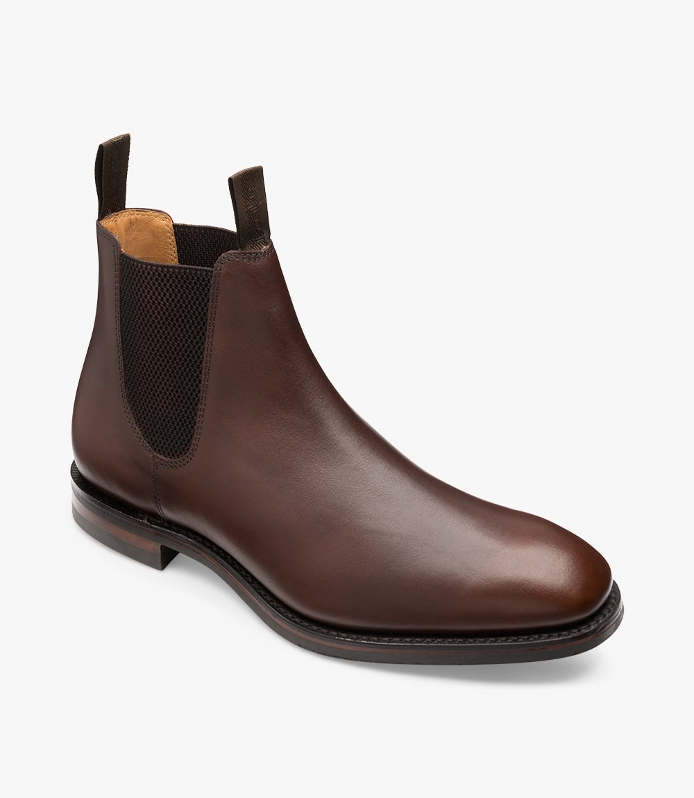 LOAKE Chatsworth Boot - Dark Brown Waxy leather