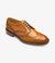 LOAKE Chester Oxford Brogue Shoe - Angle View
