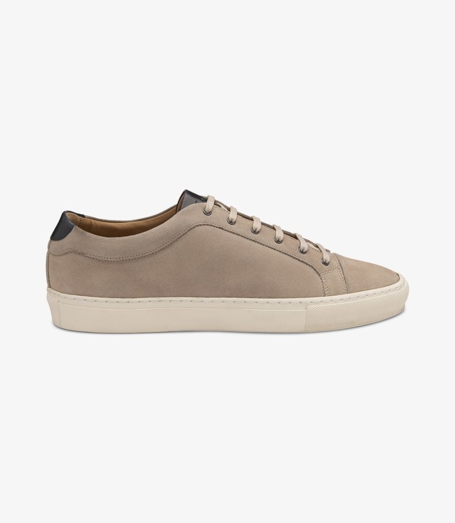 LOAKE  Dash - Suede Sneakers -  Stone