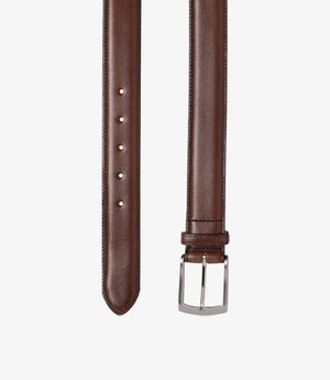 Loake Henry Men's Leather Belt -Dark Brown
