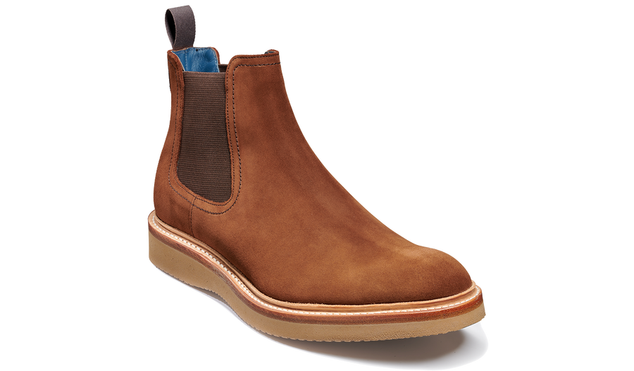 Barker Fred Chelsea Boot  - Old Snuff Suede