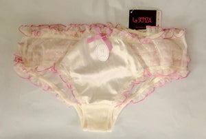 Balcony Underpants - LaSenza - Ivory/Pink