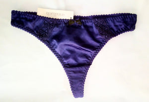 Thong Underpants - By Debenhams - Blue