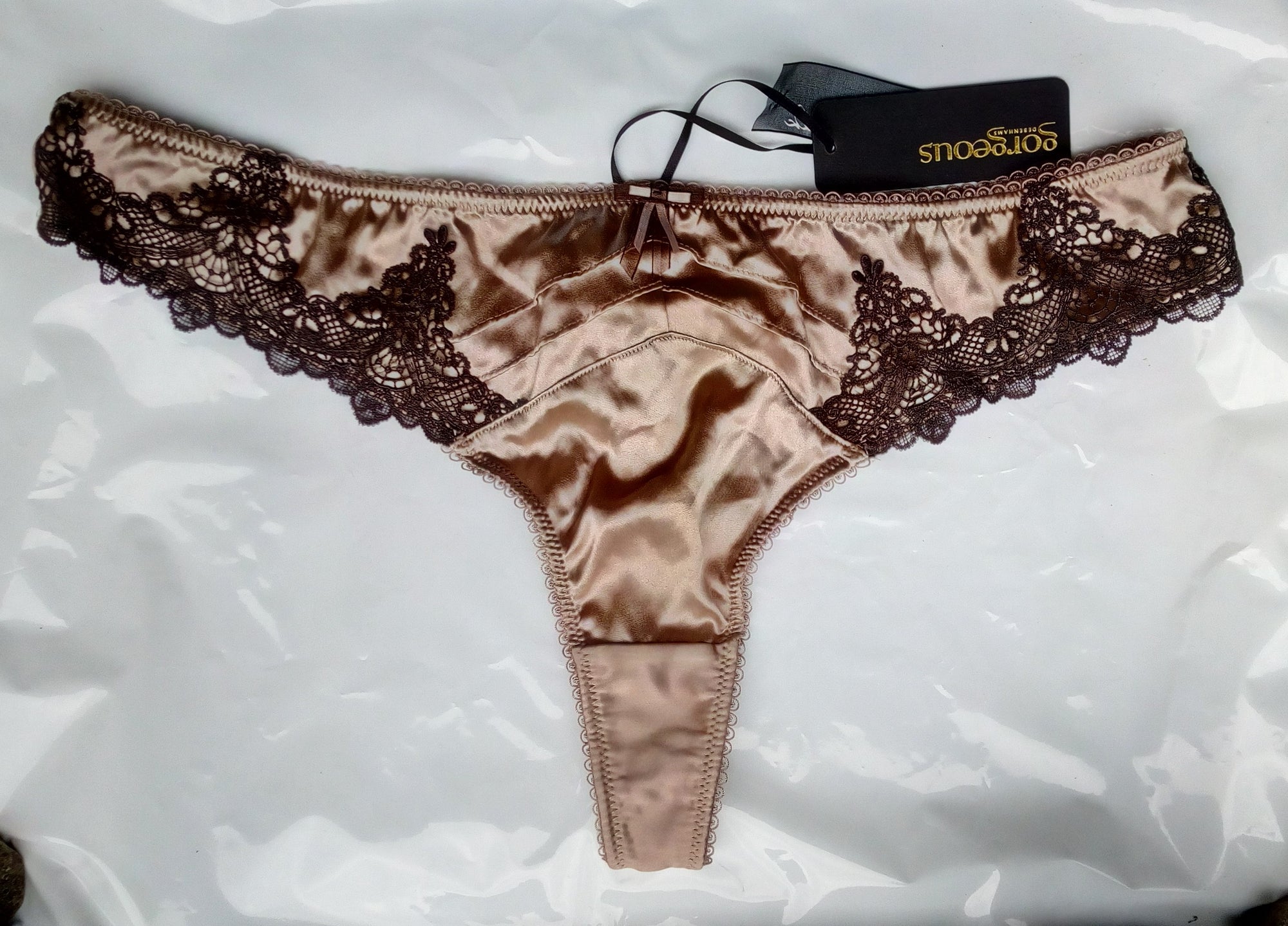 Thong Underpants - By Debenhams - Gold