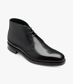 LOAKE Pimlico Chukka Calf boot - Black - Angle View