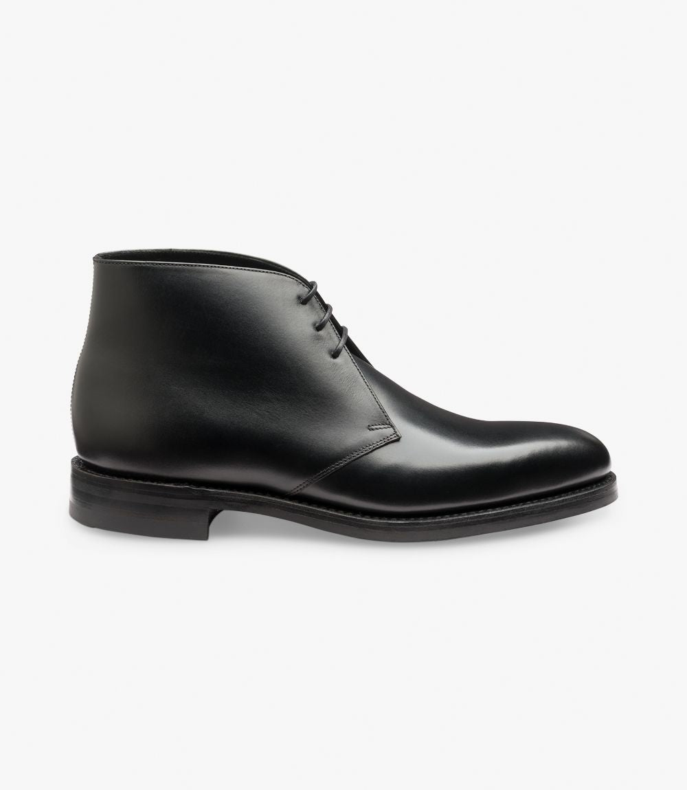 LOAKE Pimlico Chukka Calf boot - Black - Side View