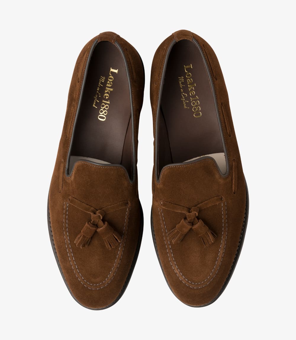 LOAKE - Russell Tasselled Loafers Suede Shoe - Polo - Ninostyle
