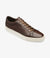 LOAKE  Sprint - Leather Sneakers - Dark Brown- Angle View 2