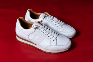 Barker Seb Sneakers -  White Calf
