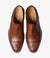 LOAKE Strand- Premium Semi Brogue shoes - MAHOGANY - Top View