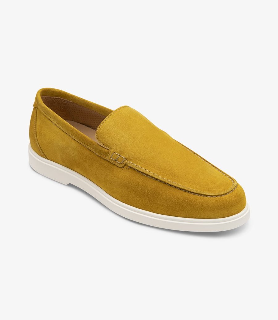 Yellow suede hotsell loafers
