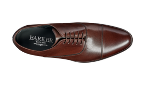 Barker Winsford Oxford Shoe  - Dark Walnut Calf
