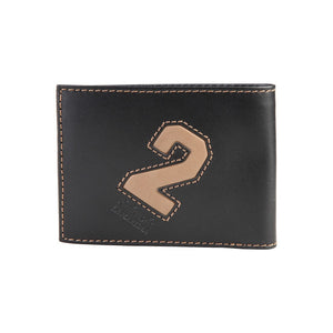 La Martina Men's Leather wallet - Black - Ninostyle