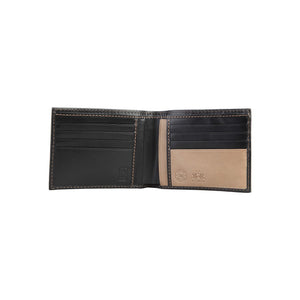 La Martina Men's Leather wallet - Black - Ninostyle