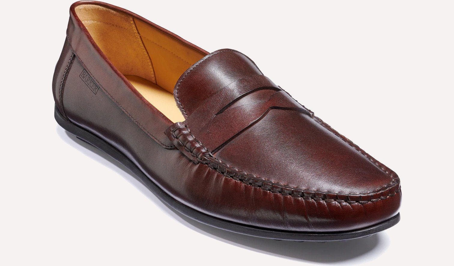 Barker Jamie Loafers Shoe -  Chestnut Hand Painted