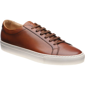 LOAKE  Sprint - Leather Sneakers -  Chestnut