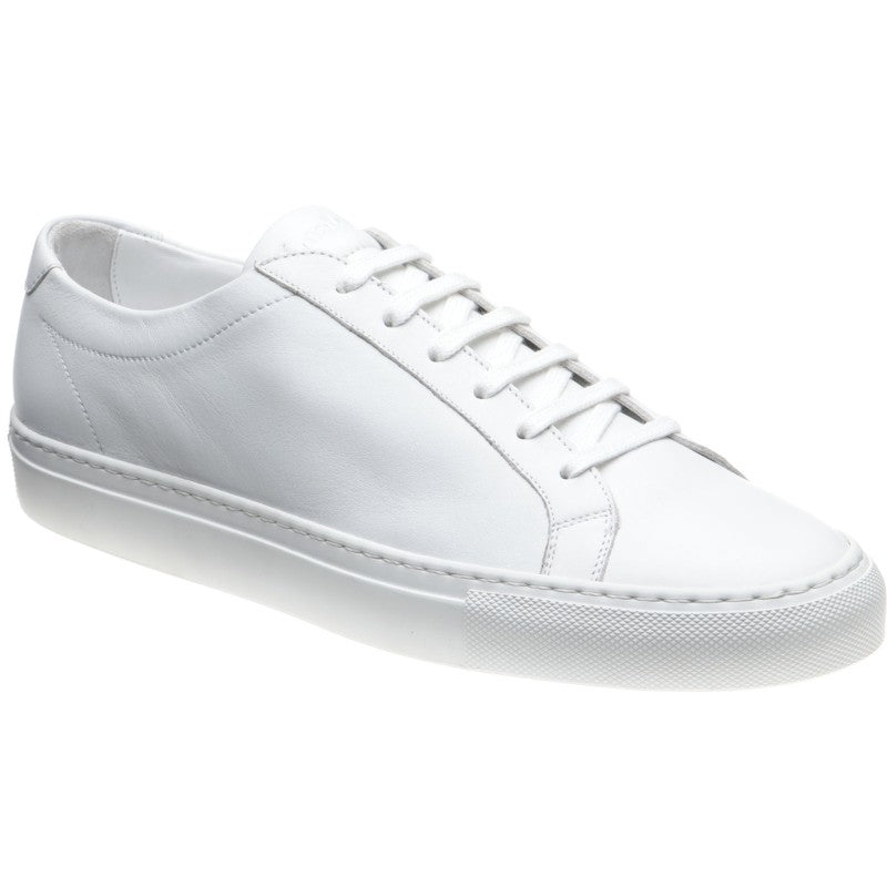 LOAKE  Sprint - Leather Sneakers -White- Angle View