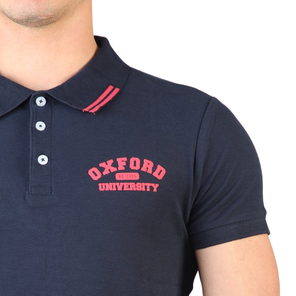 Oxford University Pique Polo - Navy - Ninostyle