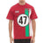 Lambretta Mens T Shirt 'Racing Team' Design - Deep Red - Ninostyle