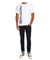 Lambretta Mens T Shirt 'Side Target' Design - White - Ninostyle