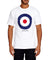 Lambretta Mens T Shirt Target Design - White - Ninostyle
