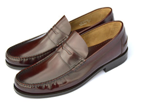 LOAKE Princeton Moccasin shoe - Burgundy - Ninostyle