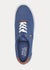 Polo Ralph Lauren-Thornton Washed Twill Sneakers - Newport Navy
