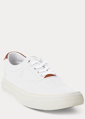Polo Ralph Lauren - Thornton Canvas LowTop Sneakers - White