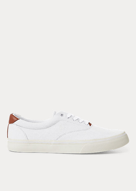 Polo Ralph Lauren - Thornton Canvas LowTop Sneakers - White