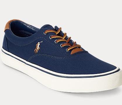 Polo Ralph Lauren Faxon Canvas Sneaker in Gray for Men | Lyst