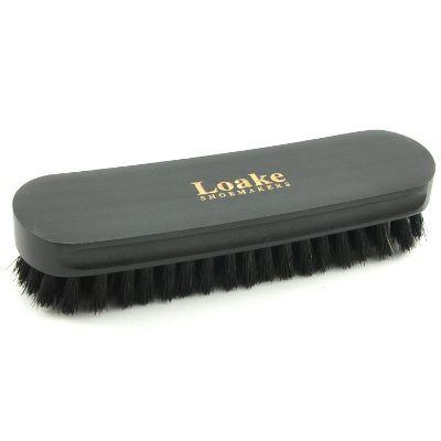 Loake Real Bristle Shoe Brush - Large (Black) - Ninostyle