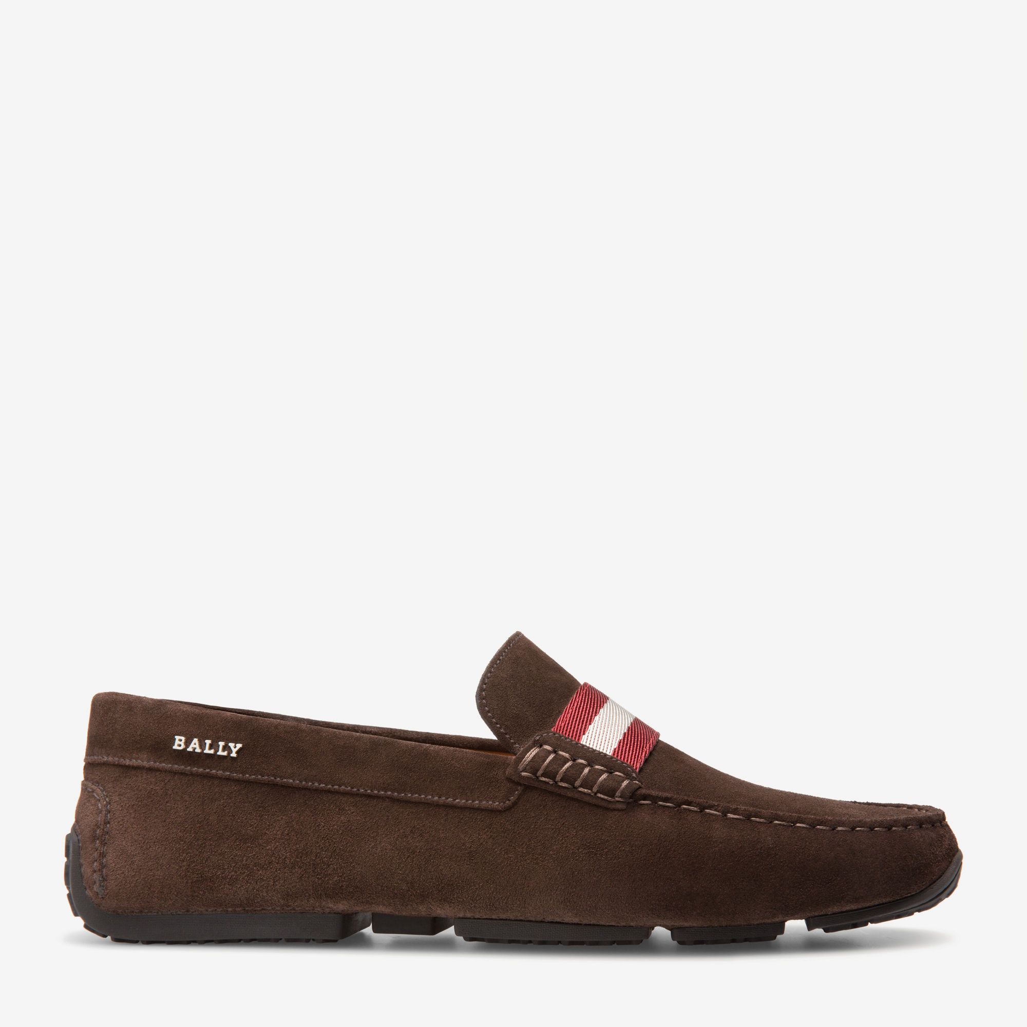 BALLY PEARCE - MEN'S SUEDE DRIVER - COFFEE - Ninostyle