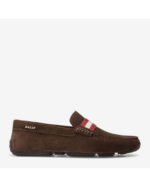 BALLY PEARCE - MEN'S SUEDE DRIVER - COFFEE - Ninostyle