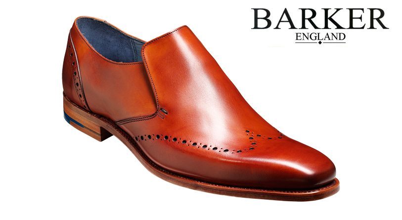 Barker Bourne Slip-on - Rosewood Calf - Ninostyle
