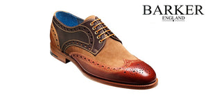 Barker Thompson Derby wingtip - Capuccino / Acorn / Cafe / Snuff - Ninostyle