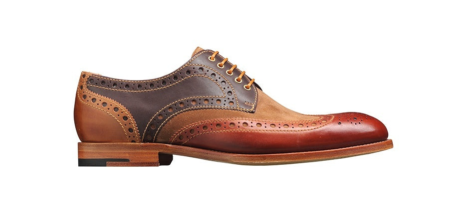 Barker Thompson Derby wingtip - Capuccino / Acorn / Cafe / Snuff - Ninostyle