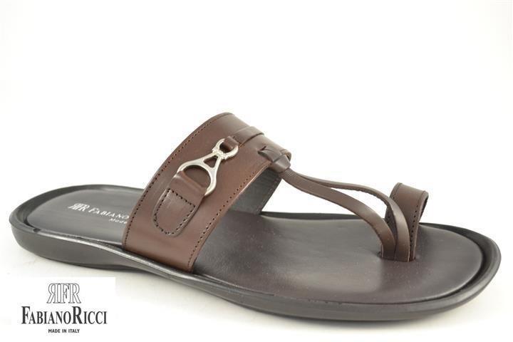 FABIANO RICCI - round towline Sandals - Brown - Ninostyle
