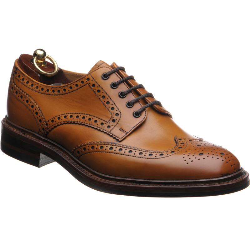 LOAKE Chester Brogue shoe Dainite - Tan - Ni
