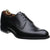 LOAKE Gable Plain Tie shoe - Black calf - Angle View