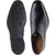 LOAKE Gable Plain Tie shoe - Black calf - Sole/ Top View