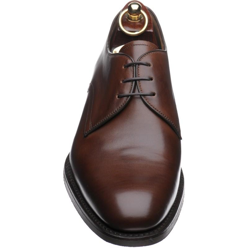 LOAKE Gable Plain Tie shoe - Brown calf - Angle View