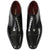 LOAKE Sharp Stylish toe cap Oxford shoe - Black - Top Views