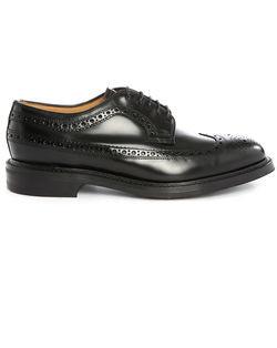 LOAKE Sovereign Classic Brogue Shoe - Black - Ninostyle