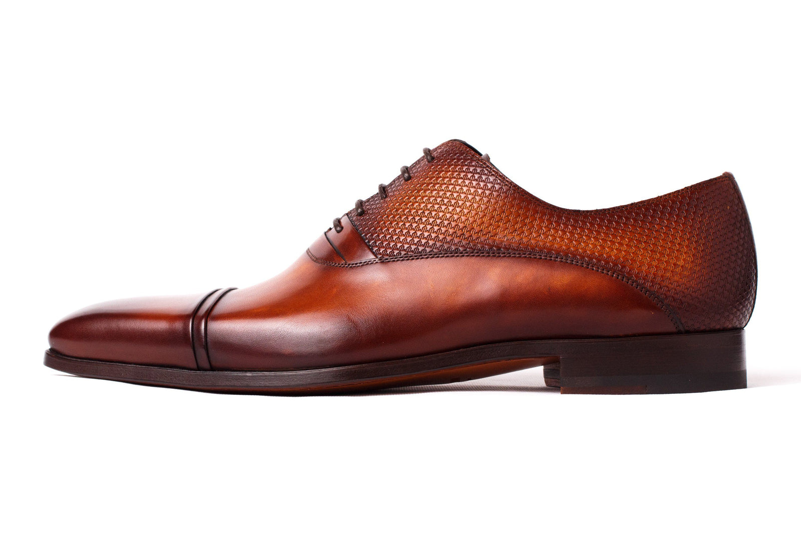 Magnanni -  WIND CALFSKIN OXFORD - COGNAC - Ninostyle