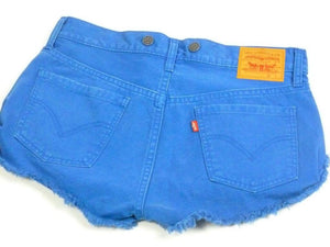 Levi's Denim Shorts Ladies- Electric Blue (Medium) - Ninostyle