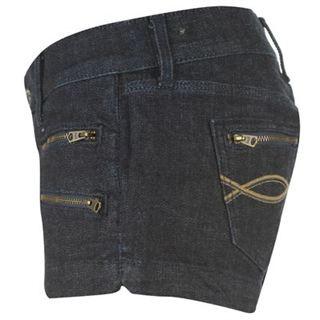 Voodoo Dolls Denim Shorts Ladies- Blue - Ninostyle