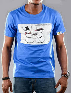 Snowman Graphic T-shirt for guys - Bandit Urban Clothing - Ninostyle