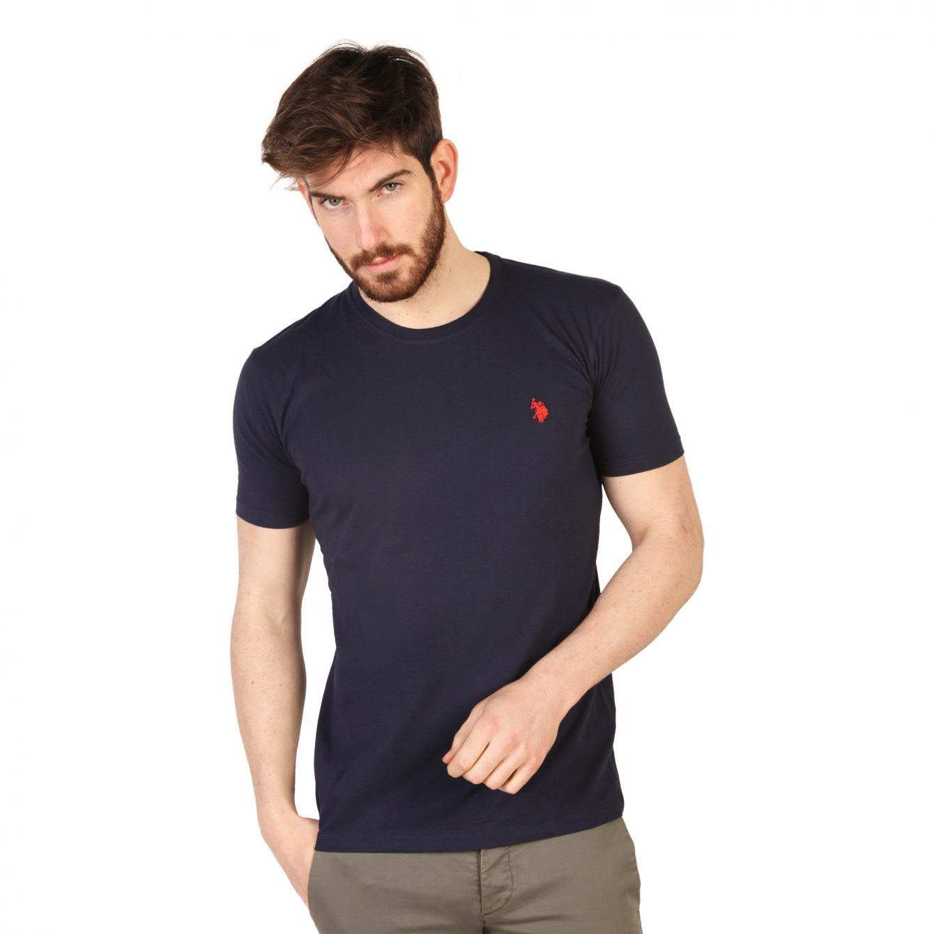Hollister navy t shirt deals