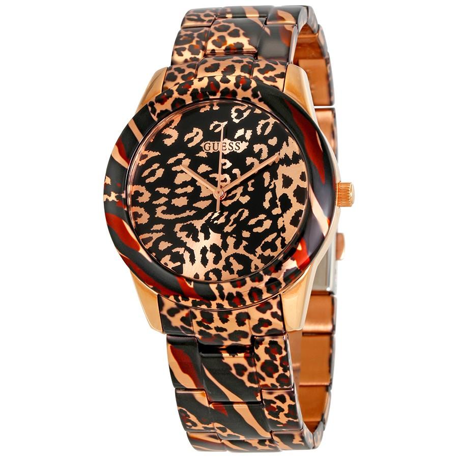 Guess  Vixen Animal Print Dial Ladies Watch - Ninostyle